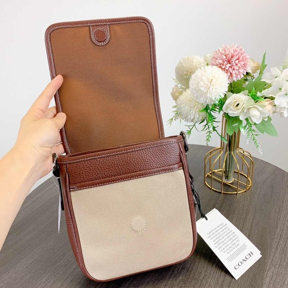 Coach CR236 Lucas Crossbody IN Natural Multi - Picture 6 of 10